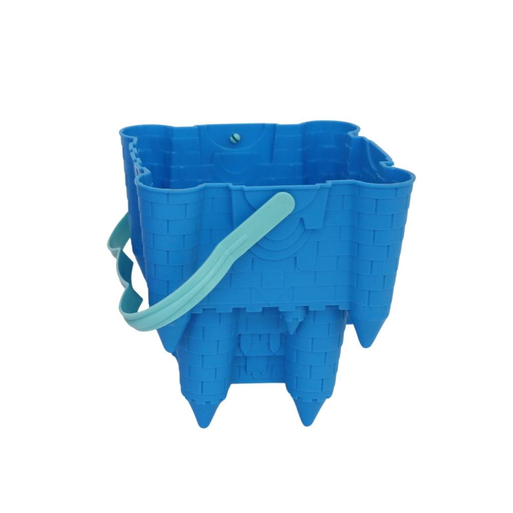 Sandkasten Eimer Burg - blau