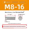 304 Stainless Steel Pressure Plate Cylindrical Head Rivet Screw (FHS-M2 M2.5 M3 M4 M5 M6 M8 M10)