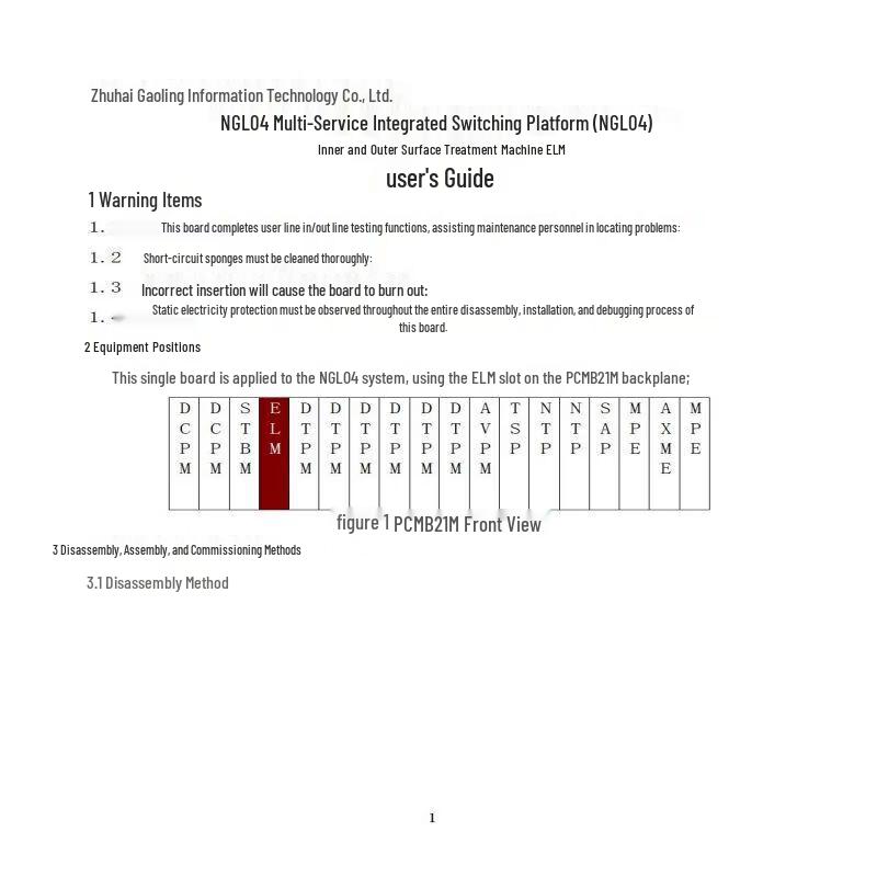 Gaoling NGL04 Measurement Processor