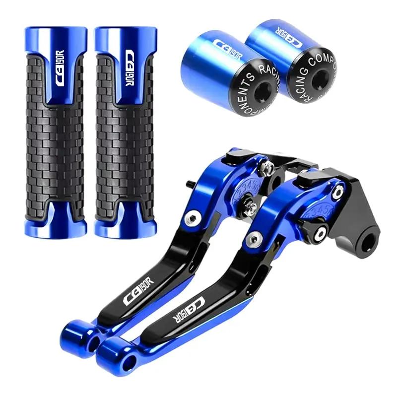 Motorcycle Brake Clutch Levers Handlebar Grips Ends CNC Aluminum For Honda CB 190R 2016 CB190R 2017