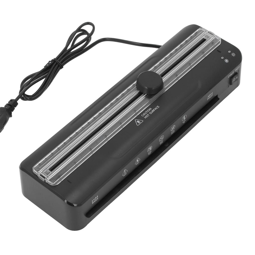 A4 Compact Laminator with Scale Cutter Laminating Machine for Photo Document Menu Drawing 320mm/min