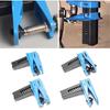 4 PCS Car Brake Line Clamp, Car Brake Oil Line Plug Tool, Brake Line Plug Automatic Fluid Stop Clamp Set, Universal for Most Cars (Blue)