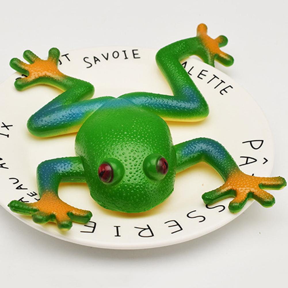 Frog Toy Soft Squeeze Frogs Sensory Toy Squeezing Stretch Toy Reducer Sensory Play for Autistic Children