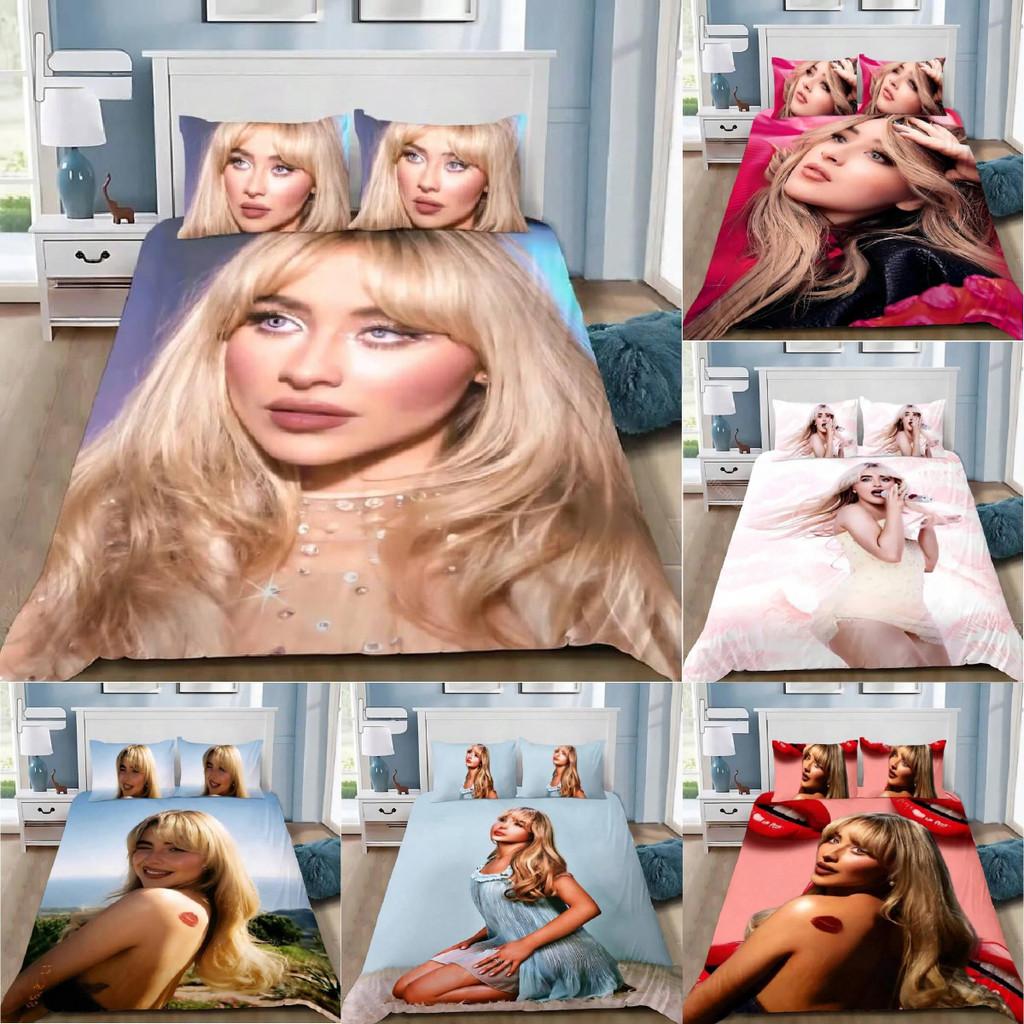 Duvet Carpenter Sabrina Cover Pillowcase Bedding Set Boy Girl Bedroom Decoration
