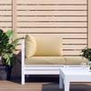 3 Piece Pallet Cushions Beige Melange Fabric