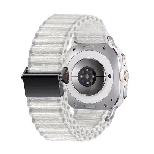 Nylon Strap for Samsung Galaxy Watch Ultra 47mm Breathable Replacement Wristband for Galaxy Watch Ultra Bracelet Accessories