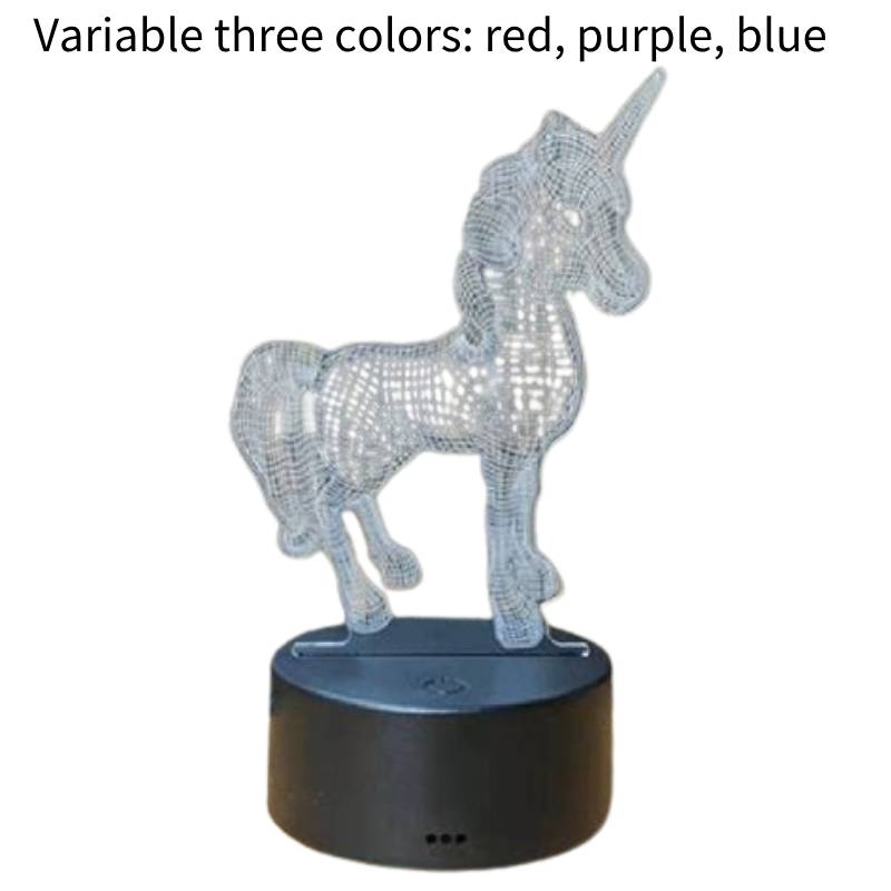 

3D Ночник Лампа Сенсорный Выключатель Акриловый Абажур Практичный Удобный