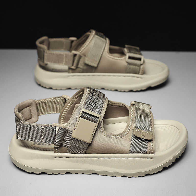 Fashion Lightweight Round Nose Men Trends Shower Slippers Shoes Cute Sandals Sneakers Sports Saoatenis Outings Comfortable Sheos