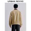UR 2026 Men's Fashion Retro Colorblock Lapel Jacket