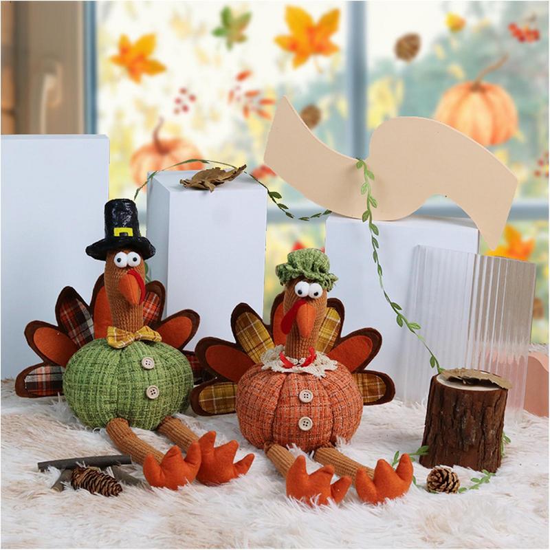 Thanksgiving Truthahnpuppe Thanksgiving Plüschdekoration Feierpartyzubehör Für Schreibtisch Wohnung Party Geburtstag Zimmer Schreibtisch