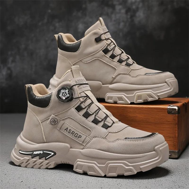 Male Field Hunting Climbing Training Waterproof Sports Hiking Outdoor Mens Combat Tactical Desert Boots