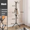 Standing Coat Rack Floor Standing Hook Clothes Hanger Household Clothing Hat Integrated Rack Save Space Bedroom Clothing Shelf
