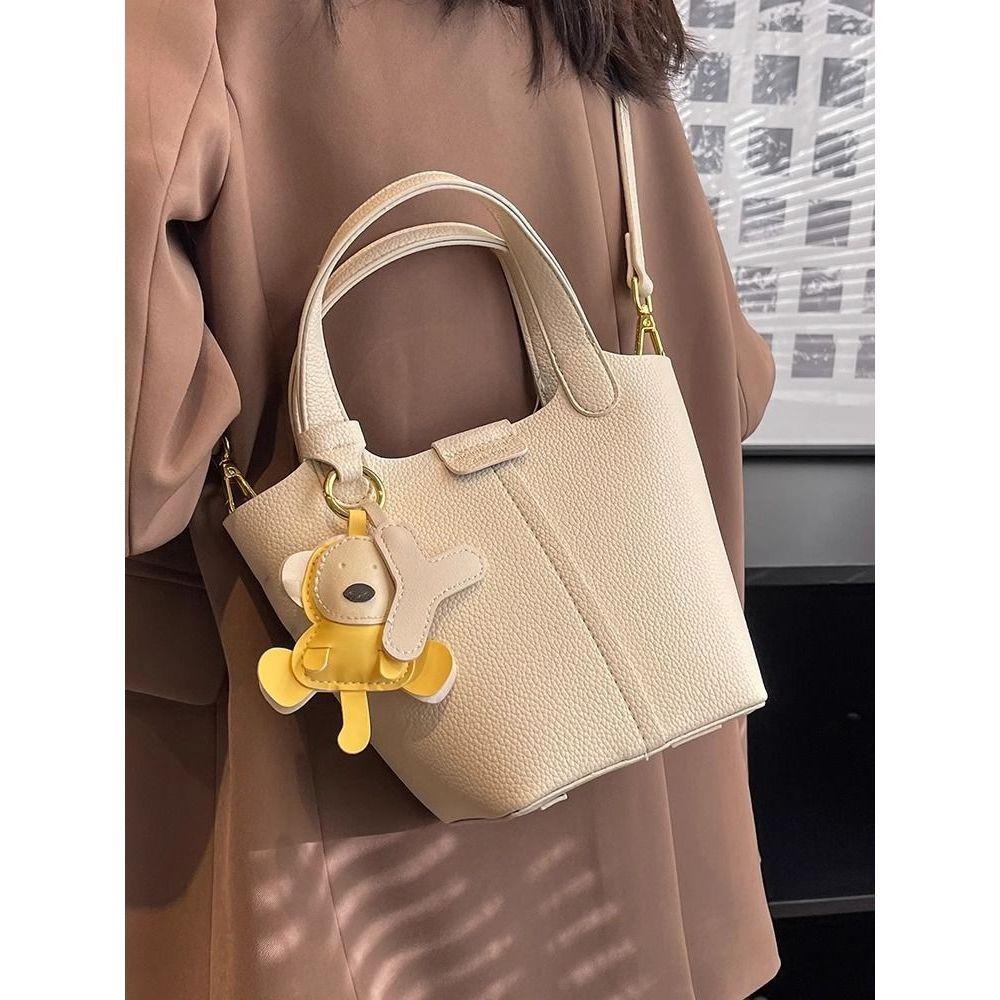 Custom High-end Bag Women's 2025 Autumn New Fashionable Work Handbag Texture Versatile Crossbody Bucket Bag