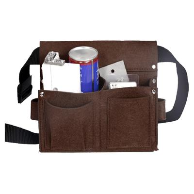 Strapazierfähige Werkzeugtasche aus Canvas mit verstellbarem Hüftgurt zum Tragen von Nägeln und Werkzeugen Holzbearbeitung Nagel Hüfttasche