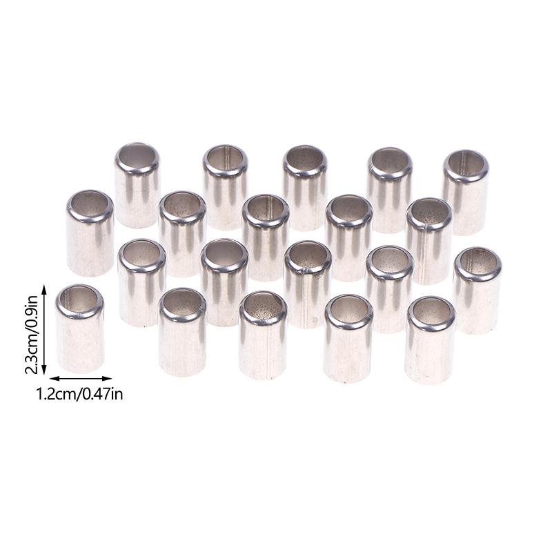 20 Pcs Agriculture Spray Pipe Crimp Connector Hose Crimp Tools Sleeve Pipe Exhaust Connector 11.5Mm -16Mm Pipe Joiner