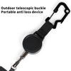 Retractable AntiTheft Phone Holder Coated Steel Cable Phone Mount For Secure Phone Attachments In Travel And Sports