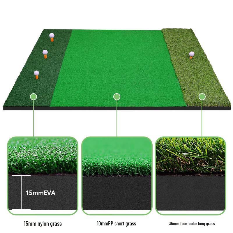 WEZHO Golf Hitting Mat 3-in-1