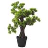 Bonsái Artificial de Pino con Maceta 60 cm Verde