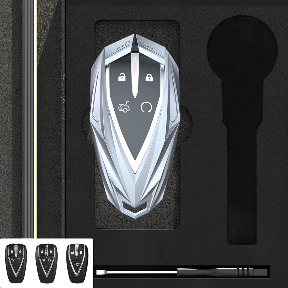 Zinc Alloy Car Key Case Cover Shell For Changan Unit Unik Cs35Plus Cs55 Plus Cs75 Plus Oshan X7 X5 Car Accessories