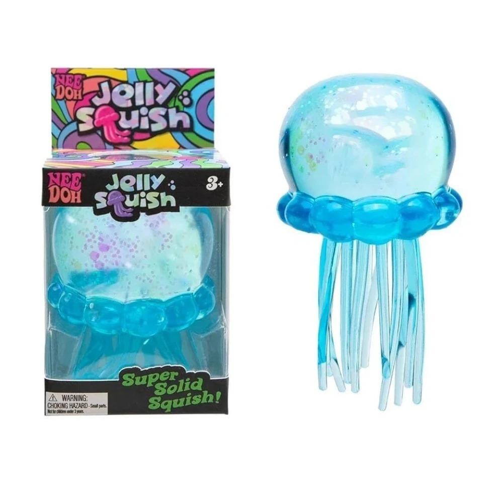 Medusa Glitterata Giocattolo da Spremere Non Tossico Morbida Pallina Antistress Giocattolo Decompressione Carino per Bomboniere Feste Regali di Compleanno Bambini