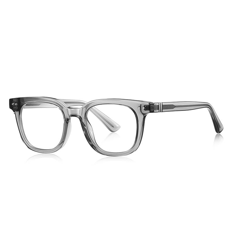 Transparent Blue Frame Square Short-Sight Prescription Glasses For The Nearsighted  Myopia Eyeglasses  0 -0.5 -0.75 To -6.0