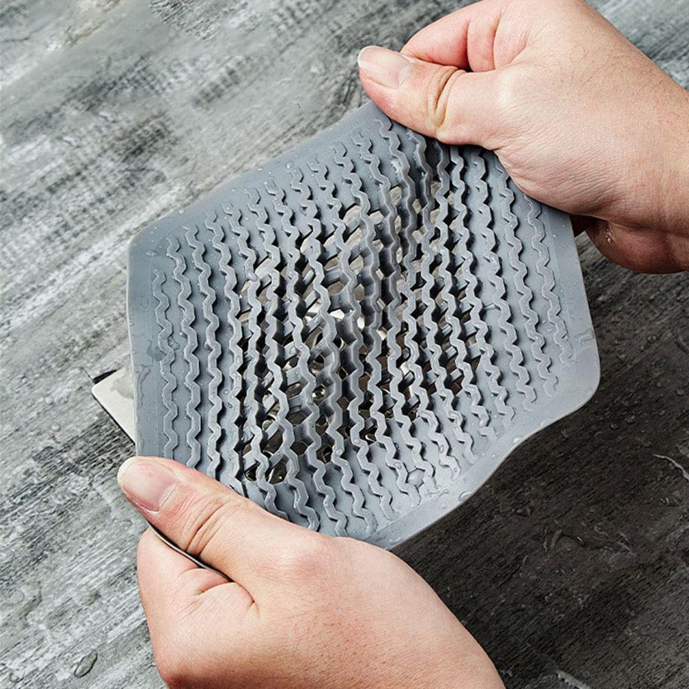 Home Soft Floor Drain Cover Deodorant Pad Silicone Sewer Deodorizer Anti-insect Water Stoppers Bathroom Kitchen