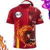 2024 Fashion Summer New 3D Cartoon Ghost Blade Anime Printed Short Sleeve Casual Loose Comfortable Round Neck T-shirt