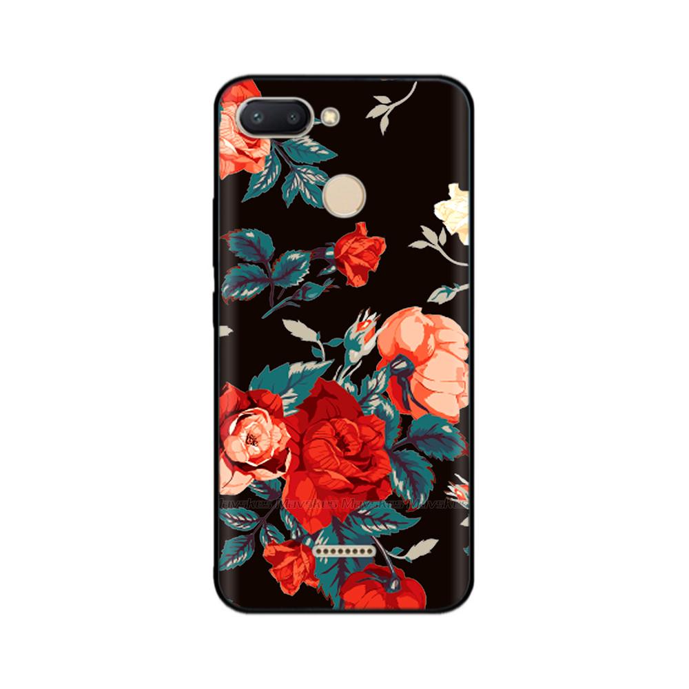 Silicone Case For Xiaomi Redmi 6A Case Cute Soft TPU Phone Case For Xiaomi Redmi 6 Redmi 6A Redmi6A a6 redmi6 Funda Cover Coque