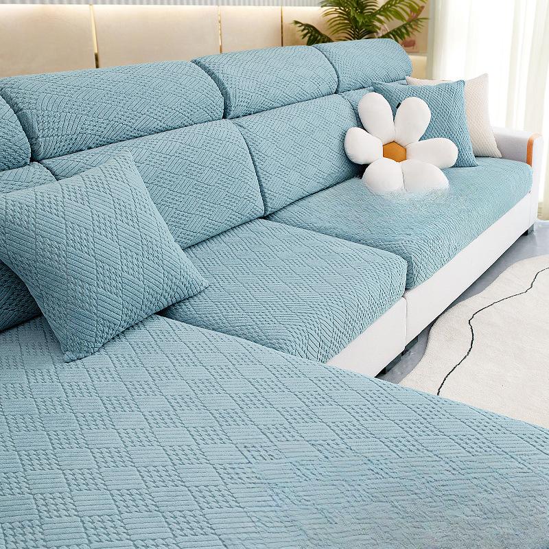 Elastic Sofa Cover Cover All-Inclusive Universal Cover Simple Four Seasons Universal Sofa Cushion Dustproof Cover Cloth