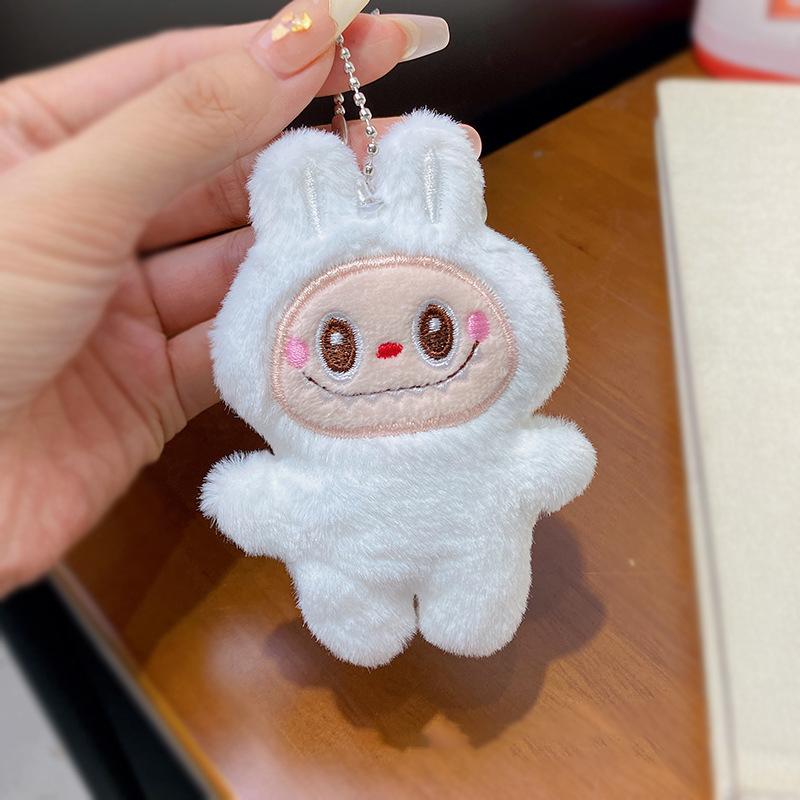 Cartoon Plush Cute Rabbit Doll Doll Pendant School Bag Decoration Keychain