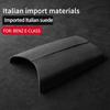 Top Suede Car Armrest Box Lid Cover For Mercedes Benz E-Class 2016- Central Control Protection Pad Interiors Moulding Trim