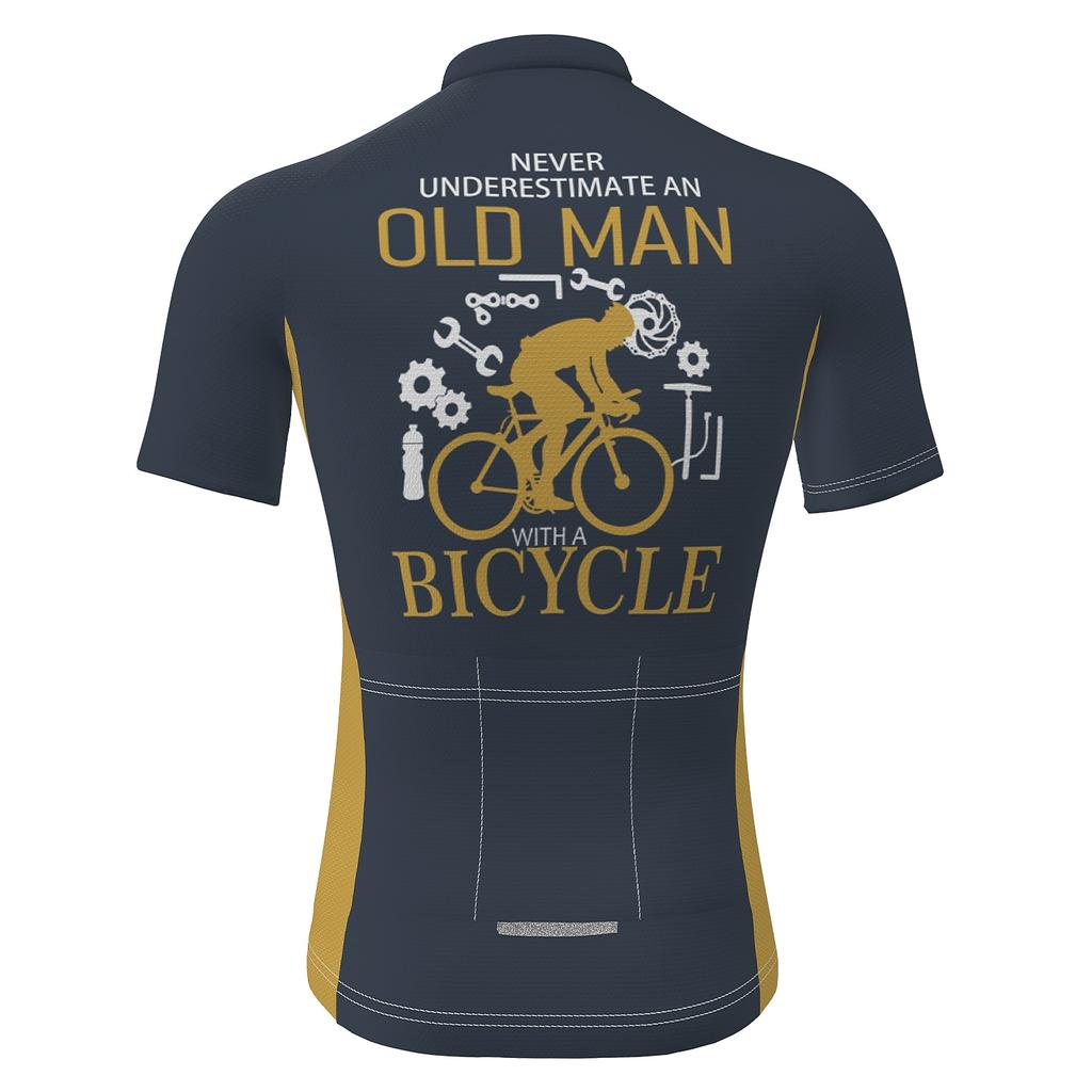 Men's Cycling Jersey Graphic Patterned Funny Short Sleeve Bike Jersey Top with 3 Rear Pockets Mountain Bike MTB Road Bike Cycling Cycling Quick Dry S