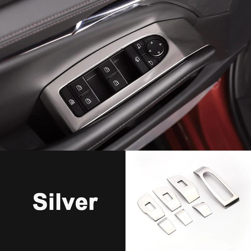 For Mazda 3 BP -  2024 2025 Stainless Steel Window Switch Panel Adjust Cover Trim Stickers Strips Garnish Decoration