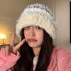 Autumn And Winter Plush Thick Cold-Proof Wool Hat Warm Ear Protection Knitted Hat For Women