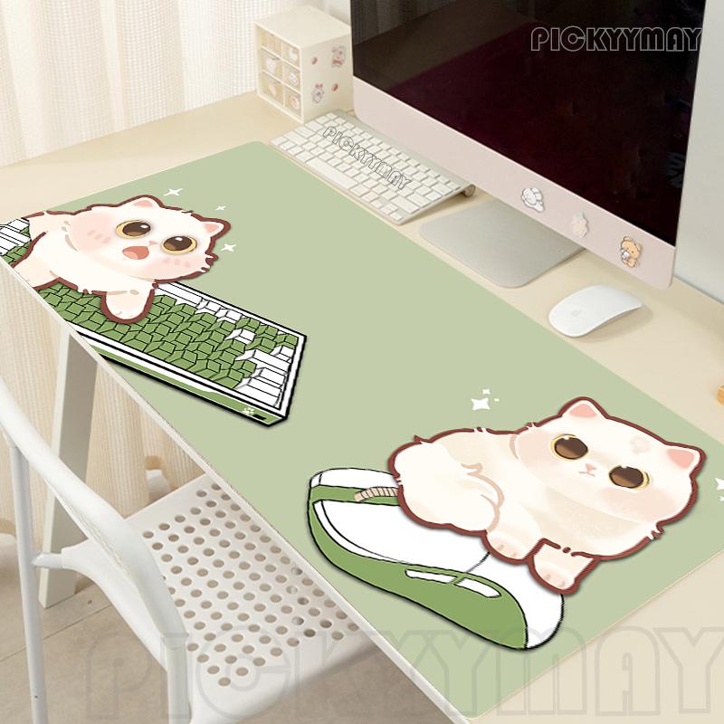 Kawaii Large Mouse Mat Gaming Mousepad Big Gamer Mousepads Rubber Keyboard Mats Desk Pad Cute Animals Mouse Pads xcm