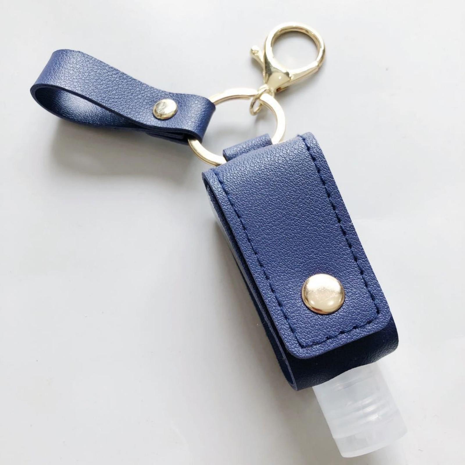 Hand  Disinfectant Liquid Refillable Travel Bottle Keychain
