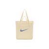 Nike Sports Logo Polyester Tote Bag Shopping Bag Handheld Shoulder Bag Unisex Tote Bags Yellow DR7217-294