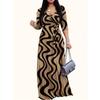 BITCED Fashion V-Neck 3/4 Sleeves  Casual Dresses
