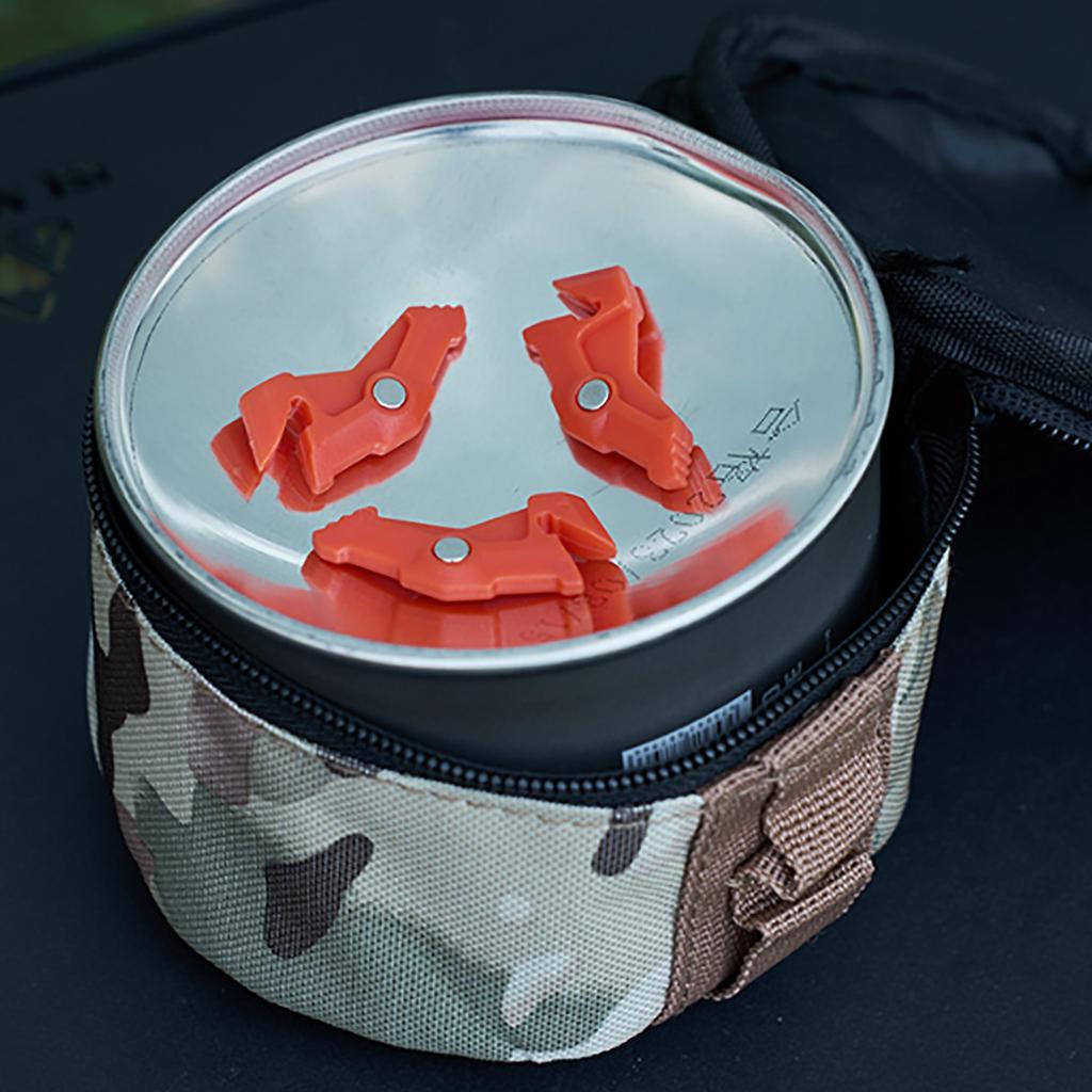 3 Stück Leichter Camping-Kanisterständer Gasflaschenstabilisator Campingkocherständer Magnetisches Stativ Gasflaschenhalterung