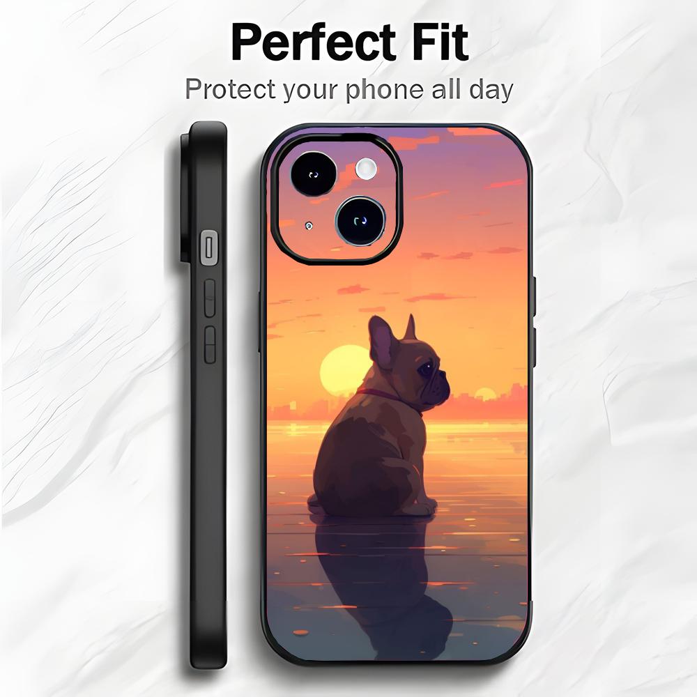 French Bulldog Dog Pug Phone Case Phone Case Soft Packaging Lightweight For iPhone17 16 15 14 13ProMax