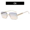 Ladies Sunglasses, Threaded Frameless Trimmed Sunglasses, Stylish Square Sunglasses