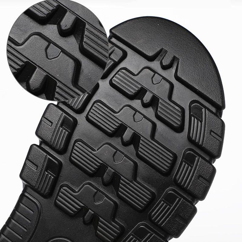 Herrenschuhe Sommer Echtleder Sandalen Herren Fahren Atmungsaktive All-Match Strandschuhe Rutschfeste Außenbekleidung