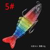 1 Pezzo Multi Sezione Esca per Pesca Esca Biomimetica 9cm/17g Acqua Dolce Pesca in Mare Esca Morbida Route Sub Esca Route Sub Esca Morbida