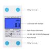 Single Phase 2P Electronic Energy Meter 220VAC DIN Rail Mounted Household Electricity Usage Meter for Accurate Power Measurement