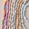 10Pcs Handmade Craft Ceramic Spacer Loose Beads Ceramic Jewelry Making Material  Gift