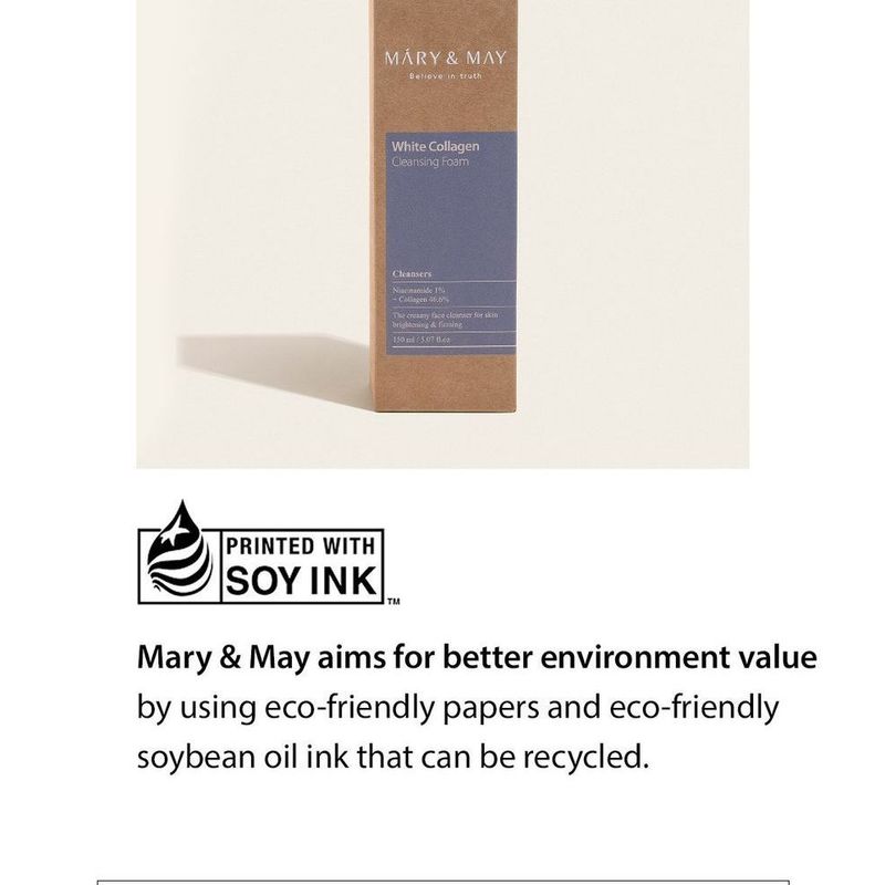 Mary&May - White Collagen Cleansing Foam