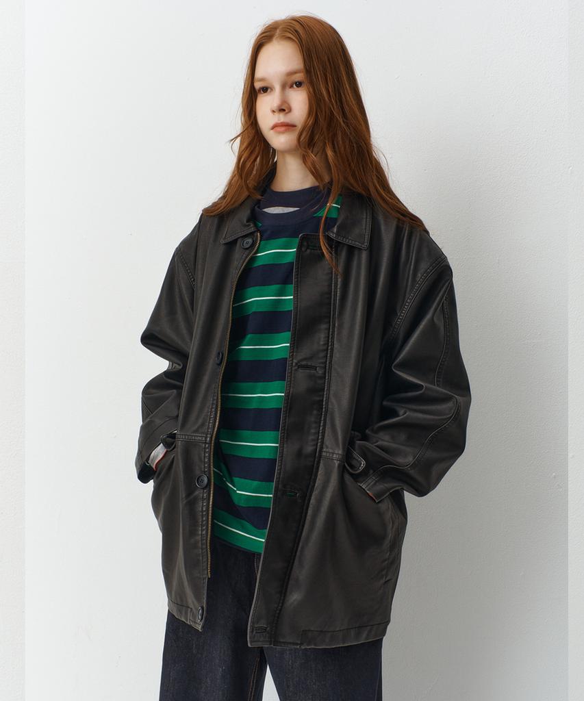 RAVEROUS Oversized Striped Green