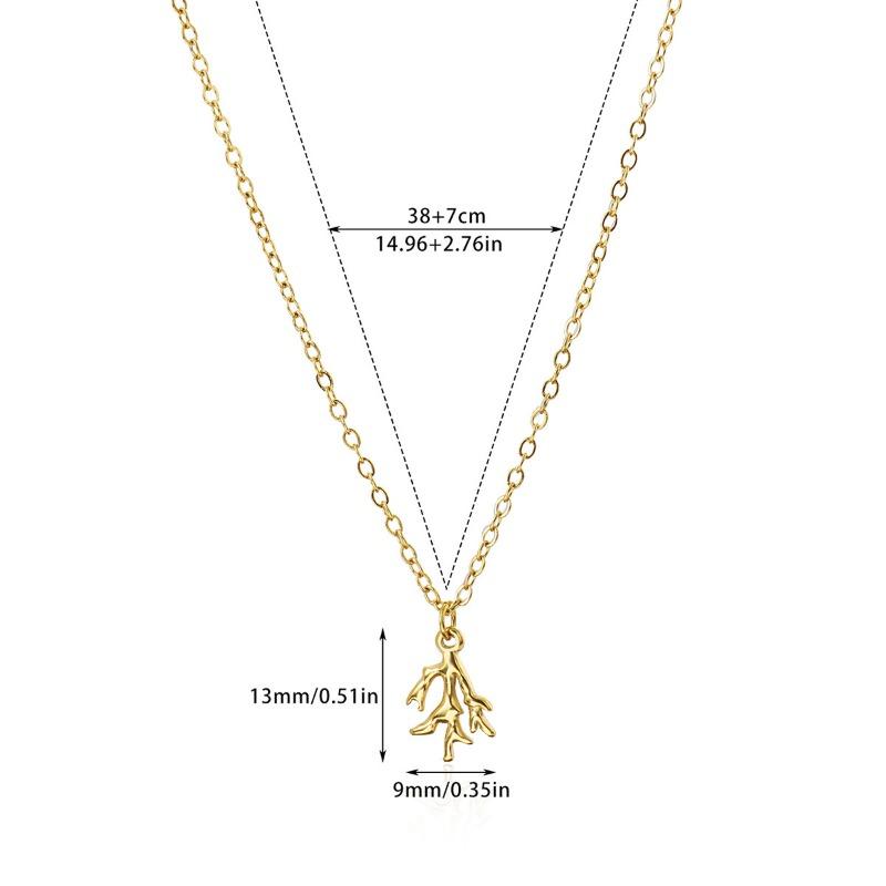 

Горячо продаваемое морское коралловое ожерелье из нержавеющей стали, простое модное колье-цепочка на ключицу, ювелирное изделие высокого уровня