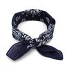 kakatrend bandana paisley 100% cotton navy blue adult bandana handkerchief cotton bandana unisex durag large size men's navy 55cm x 55cm