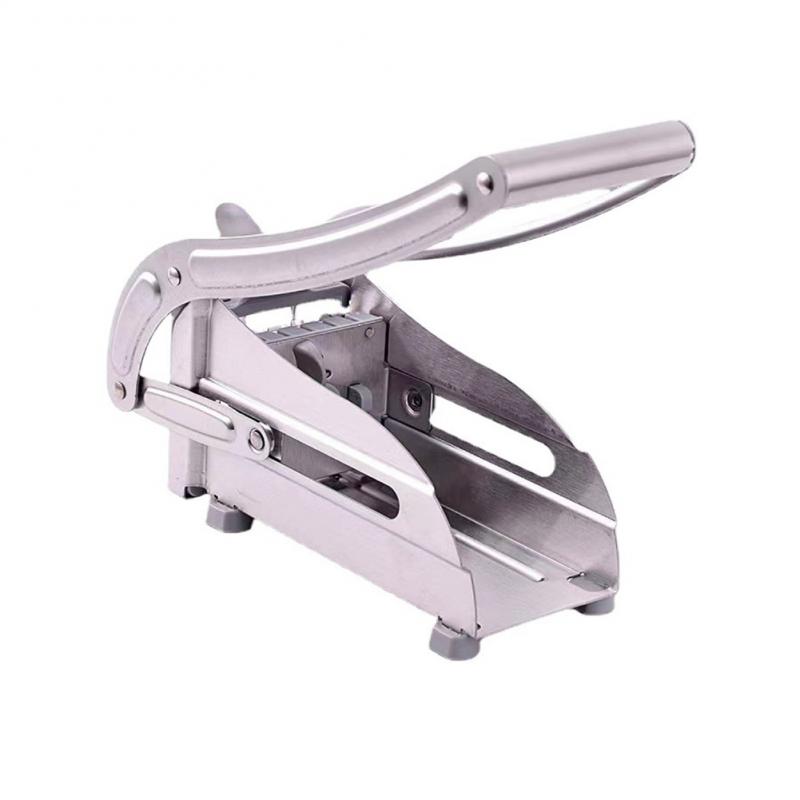 1pc Kitchen Chips Chopper Stainless Steel Potato Slicer Household Manual Vegetable Chopper Tools For Making French Fries
